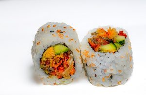 crispy salmon skin rolls
